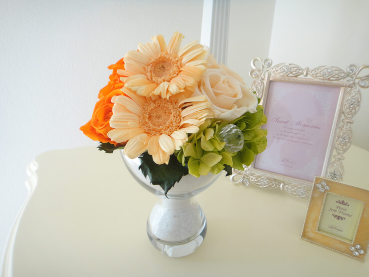 板橋区 誕生日プレゼントの花 プリザーブドフラワー