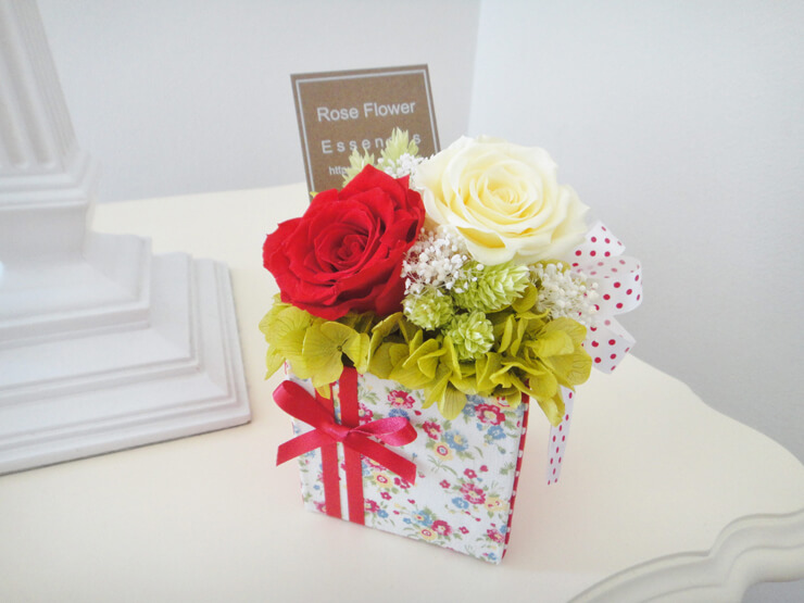 川崎市 誕生日プレゼントの花 プリザーブドフラワー