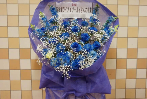 両国国技館 Bis様のワンマンライブ&プー・ルイ様卒業公演 花束風スタンド花 BLUE