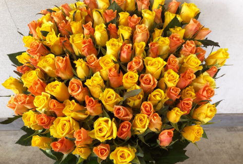 さいたま市 プロポーズに黄バラ花束108本