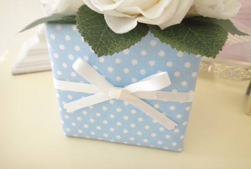 墨田区 プロポーズの花 プリザーブドフラワー white × blue