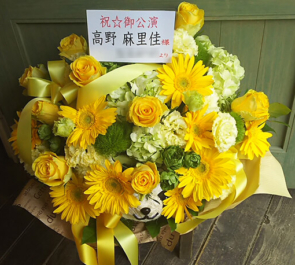 TSUTAYA O-Crest 高野麻里佳様の三ツ星カラーズイベント祝い花