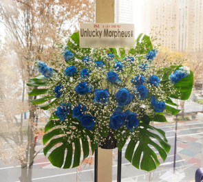 新宿ReNY Unlucky Morpheus様の10周年記念ライブ公演祝いブルースタンド花