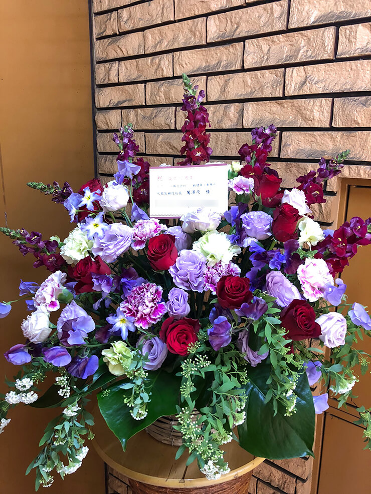 日本橋 エクシード株式会社様の10周年祝い花