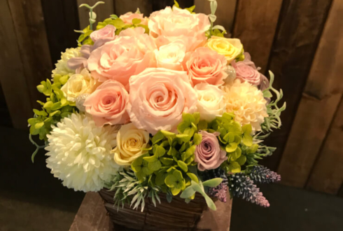 浜松町 誕生日プレゼントの花 プリザーブドフラワーアレンジメント