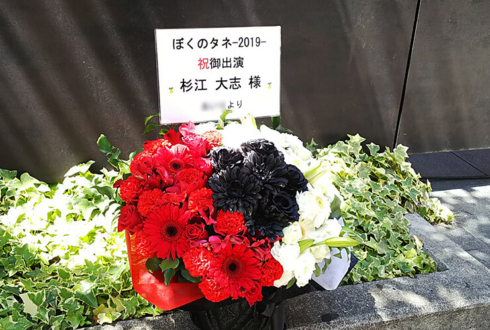 舞台 杉江大志様の「ぼくのタネ 2019」出演祝い花