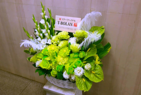 昭和女子大学人見記念講堂 T-BOLAN様のライブ公演祝い楽屋花