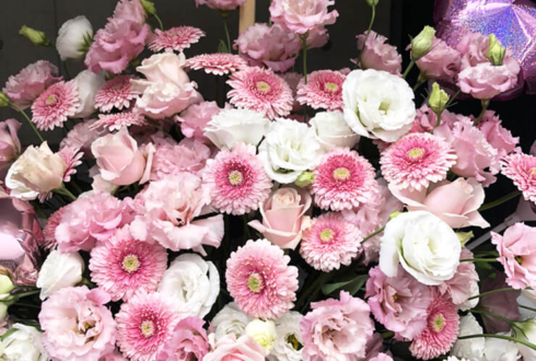 シアターグリーンBASE THEATER 高橋駿一様の「EXTEND 0 エクステンドゼロ」出演祝いハートスタンド花