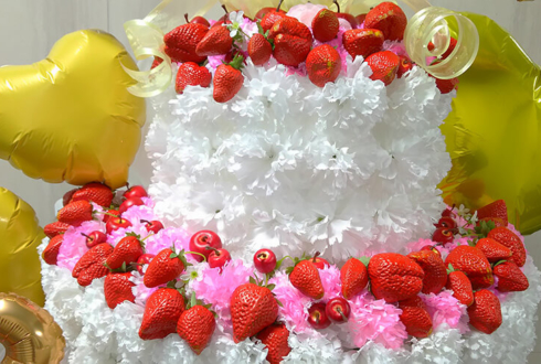 藤田ニコル様の生誕祭FINAL開催祝いバースデーケーキフラスタ @山野ホール