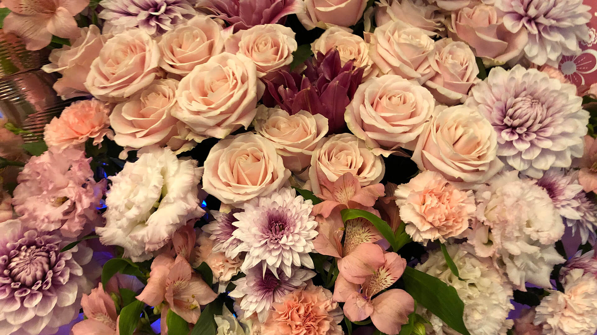 Zoom などテレワークのweb会議に使える花屋さんからの背景画像配布36枚 フラスタ 楽屋花 はなしごと