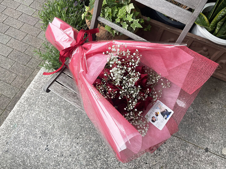 愛沢あおい様の生誕祭祝い花束 @カフェプリンス【来店受け取り】