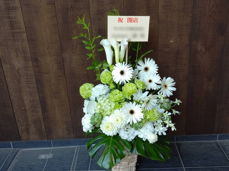 HERNO（ヘルノ）神戸店様の移転祝い花 @兵庫県神戸市