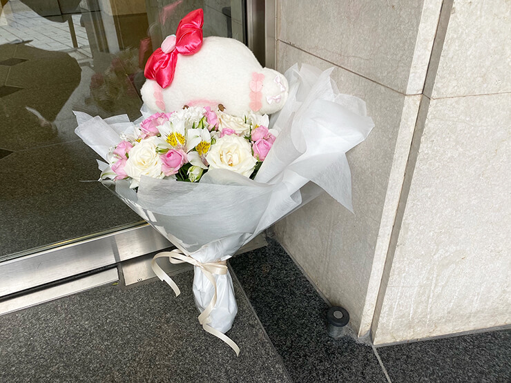 4次元コンパス 鈴原のあ様の生誕祭祝い花束 @渋谷CLUB CRAWL