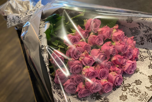 みりゅう様の誕生祭祝い紫バラの花束 @リフレクトホール今池