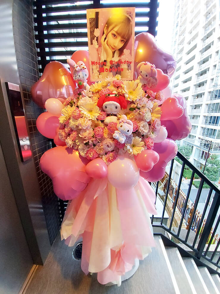 まりりん様のBDイベント開催祝いフラスタ @メイドカフェ マジカルツインテール | フラスタ 楽屋花 はなしごと