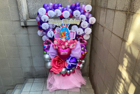 楪様の生誕ライブ公演祝いバルーンハートリースフラスタ @SHIBUYA REX