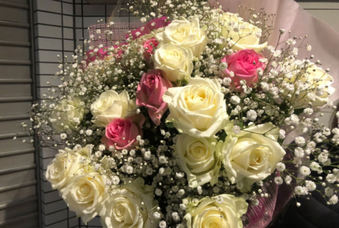 やえ様の1st Anniversary スペシャルお給仕祝い花束 @あっとほぉーむカフェ大阪本店