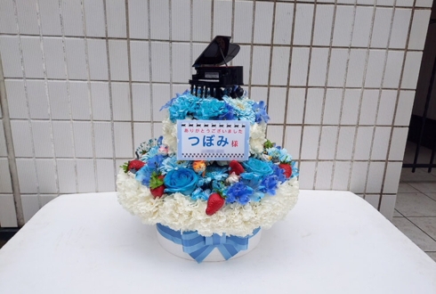 つぼみ様のイベント『つぼみ祭り…卒業』開催祝い花 フラワーケーキ @モディス渋谷店