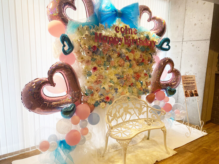i-COL こるね様の生誕祭祝い連結フラスタ＆花束 @SHIBUYA DIVE