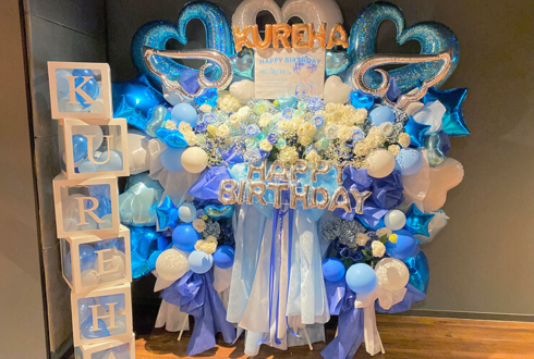 くれよんちゅ～どく 青猫くれは様の生誕祭祝い3基連結フラスタ @GRIT at SHIBUYA
