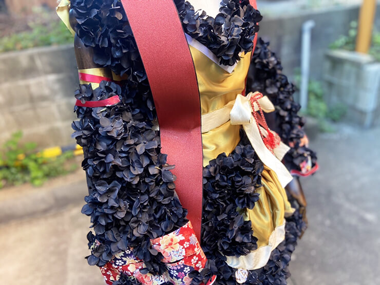矢野妃菜喜様のウマ娘4thイベント出演祝い衣装モチーフトルソーフラスタ @ベルーナドーム