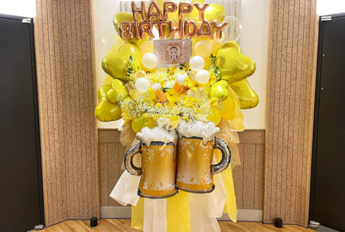 NANIMONO 眠岸ぷりん様の生誕祭祝いフラスタ&花束 @Veats Shibuya