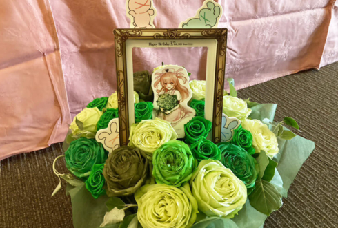 名取さな様のBDイベント『さなのばくたん。』開催祝い花 BOXアレンジ @川崎CINECITTA'