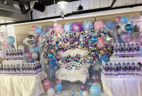 iLiFE! 有栖るな様の生誕祭祝い6基連結フラスタ&花束 @Veats Shibuya