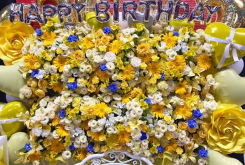 シンデレラ宣言！ RON様の生誕祭祝い3基連結フラスタ @clubasia