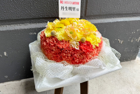 日向坂46 丹生明里様の5回目のひな誕祭開催祝い花 フラワーケーキ @横浜スタジアム