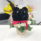 百瀬あん先生のサイン会開催祝い花 黒猫モチーフアレンジ @animate hall WHITE