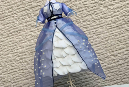 日向坂46 正源司陽子様のリアルミーグリ祝い花 衣装再現ミニトルソーアレンジ @京都パルスプラザ