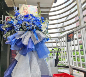 あまりりす 藍瀬ろち様の生誕祭祝いフラスタ&花束 @Shibuya Milkyway