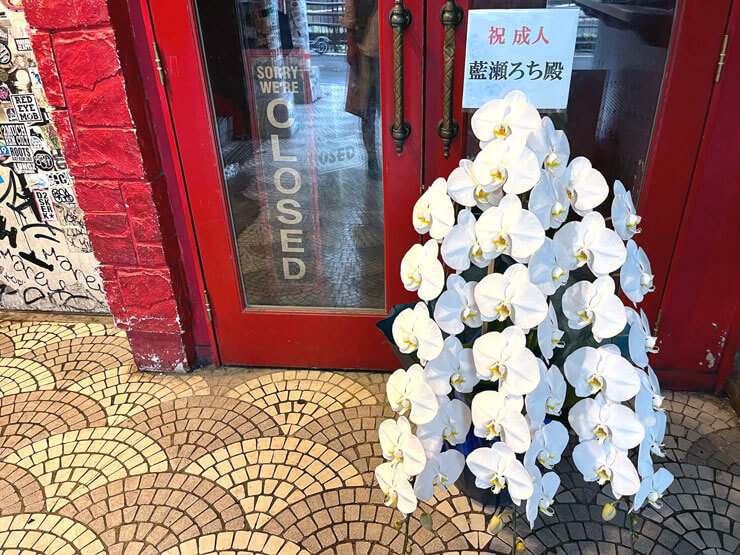 あまりりす 藍瀬ろち様の生誕祭祝い胡蝶蘭 @Shibuya Milkyway