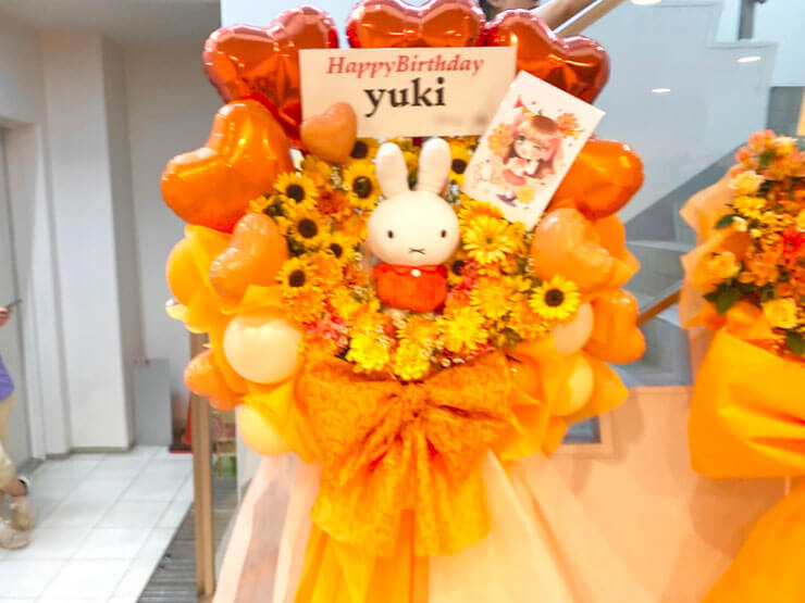 yuki様の生誕祭祝いフラスタ @SHIBUYA ONE5