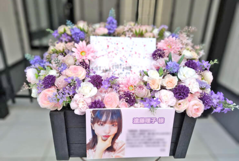 櫻坂46 遠藤理子様のリアルミーグリ祝い花 BOXアレンジ @幕張メッセ