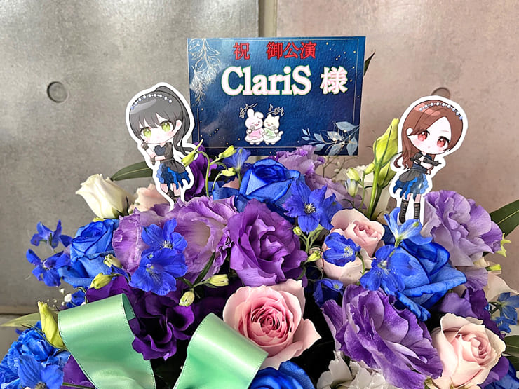 ClariS様のライブ公演祝い花 @LINE CUBE SHIBUYA