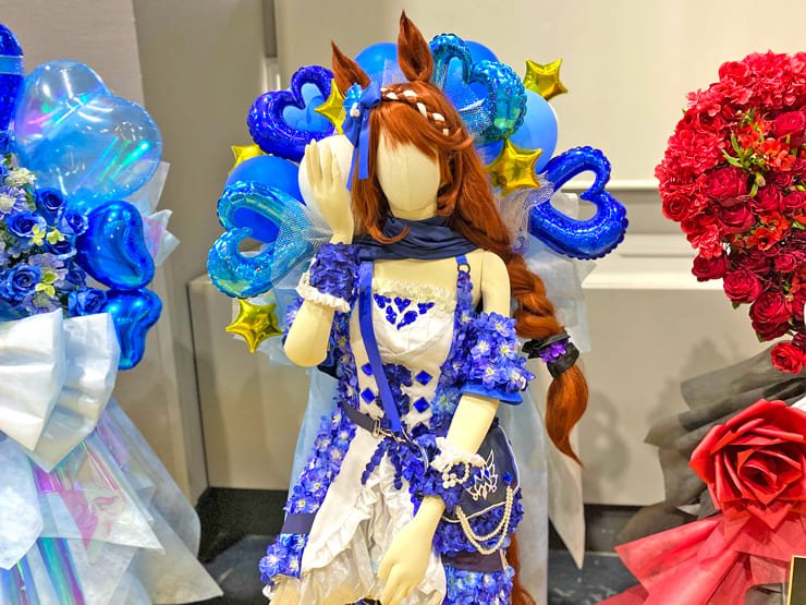 スーパークリーク役 優木かな様の #ウマ娘6th 出走祝い衣装再現トルソーフラスタ @さいたまスーパーアリーナ