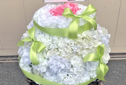 日向坂46 松田好花様のリアルミーグリ祝い花 フラワーケーキ @京都パルスプラザ