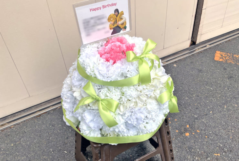 日向坂46 松田好花様のリアルミーグリ祝い花 フラワーケーキ @京都パルスプラザ