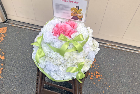 日向坂46 松田好花様のリアルミーグリ祝い花 フラワーケーキ @京都パルスプラザ