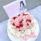日向坂46 山下葉留花様のリアルミーグリ祝い花 フラワーホールケーキ @幕張メッセ