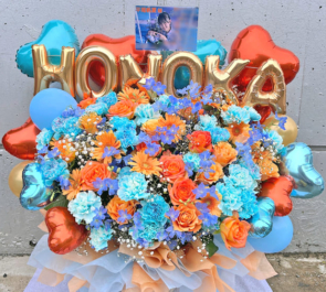 日向坂46 平尾帆夏様のリアルミーグリ祝い花 @幕張メッセ