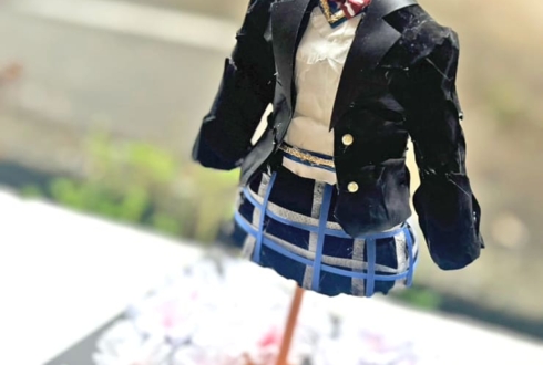 日向坂46 正源司陽子様のリアルミーグリ祝い花 衣装再現プリザーブドフラワーミニトルソーアレンジ @京都パルスプラザ