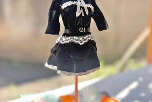乃木坂46 賀喜遥香様のリアルミーグリ祝い花 衣装再現プリザーブドフラワーミニトルソーアレンジ @ポートメッセなごや