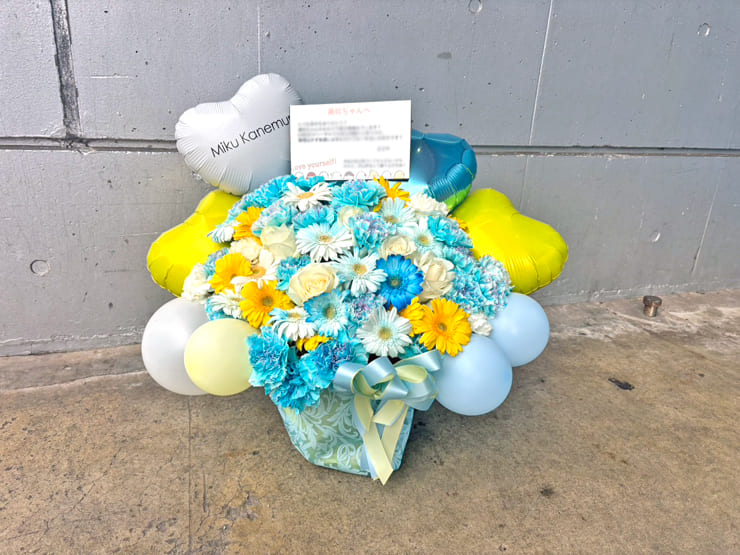 日向坂46 金村美玖様のリアルミーグリ祝い花 @幕張メッセ