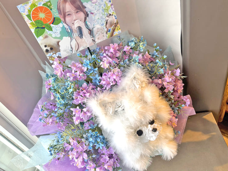 乃木坂46 弓木奈於様のリアルミーグリ祝い花 @ポートメッセなごや