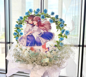 藤島慈様 月音こな様の #蓮ノ空 4th 102期卒業公演祝いリースフラスタ @Kアリーナ横浜