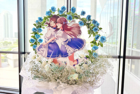 藤島慈様 月音こな様の #蓮ノ空 4th 102期卒業公演祝いリースフラスタ @Kアリーナ横浜