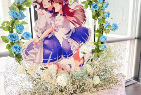 藤島慈様 月音こな様の #蓮ノ空 4th 102期卒業公演祝いリースフラスタ @Kアリーナ横浜